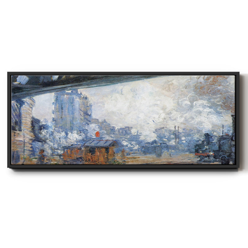 Saint encadré sur toile, Noir