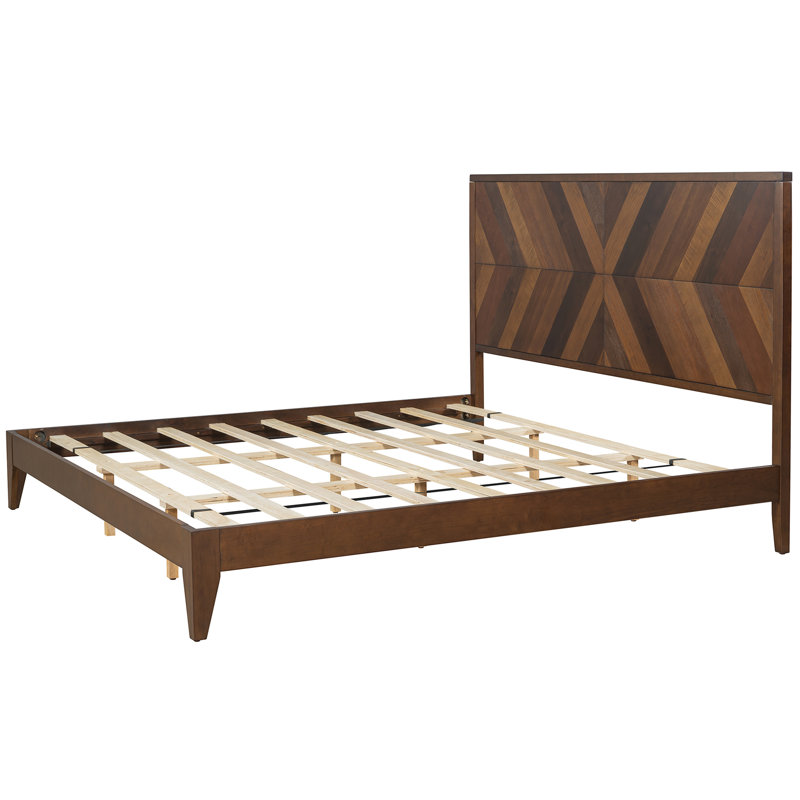 Lit plateforme Mid-Century moderne - très grand