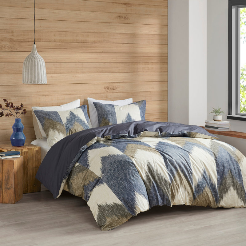 Ensemble de housse de couette pour lit double / grand 3 pièces