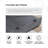 Modern Upholstered Sofa Bed with Channel Tufting, Multi-Functional Couch Bed for Small Spaces(Grey)-393723235