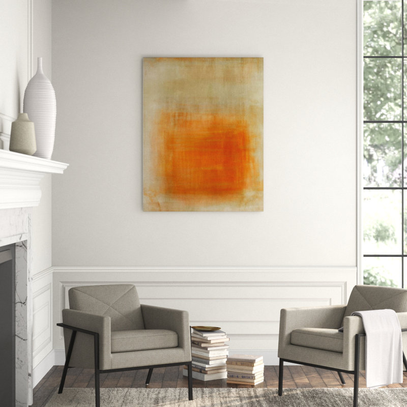 Subtle Appearance I Painting by Sofia Fox, Image Brush Gel, 68" H x 54" W x 1.5" D