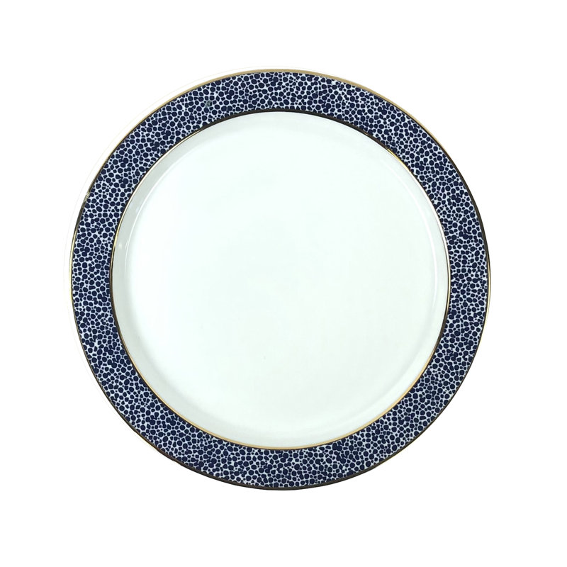 Assiette à salade 8 po Panthera, Indigo