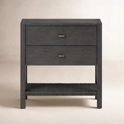 Deirdre 2 - Drawer Woven Nightstand