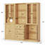 Ensemble de bibliothèques standard H 70,9 po x l 47,24 po (2B + A)-1036336487