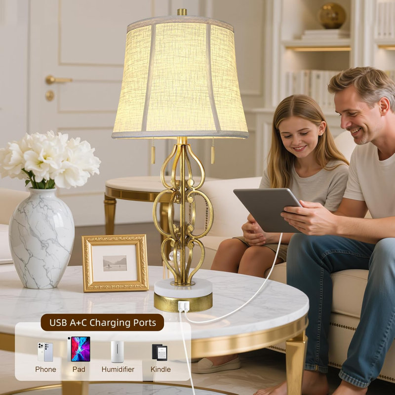 Wrought Iron Table Lamp