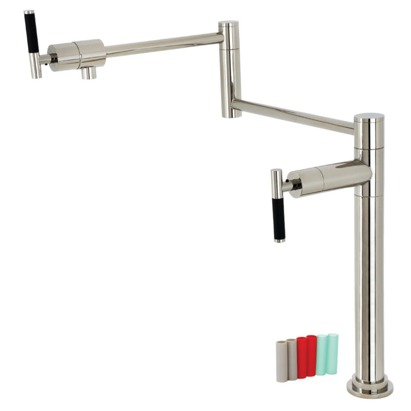 Robinet remplisseur Kingston, Nickel poli