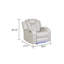 Fauteuil inclinable électrique à DEL en similicuir-1201460769
