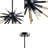 Chandelier  - 3-Light Configuration Spiked
