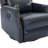 Elimelec Genuine Leather Manual Swivel Recliner-1899410573