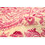 Tapis rose en laine noué à la main Deluna