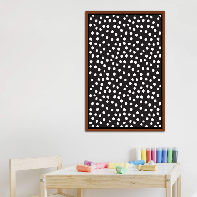 «Everyday Inky Critter III» par Lisa Barlow - impression d'art graphique, H 40 po x l 26 po x P 1,5 po, Pas de tapis