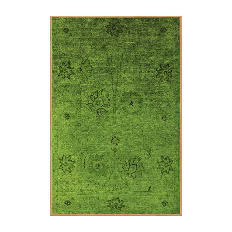 Tapis jaunes modernes Mid-Century 2679