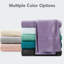 Drap toutes saisons grand - Mélange de coton en tricot de luxe à sensation absorbante et douce-116012589-116012590