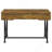 Rustic Nutmeg 2-Piece Computer Desk And Bookcase