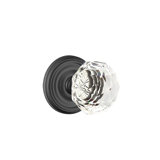 Privacy (Bed & Bath) Diamond Crystal Knob with Regular Rose