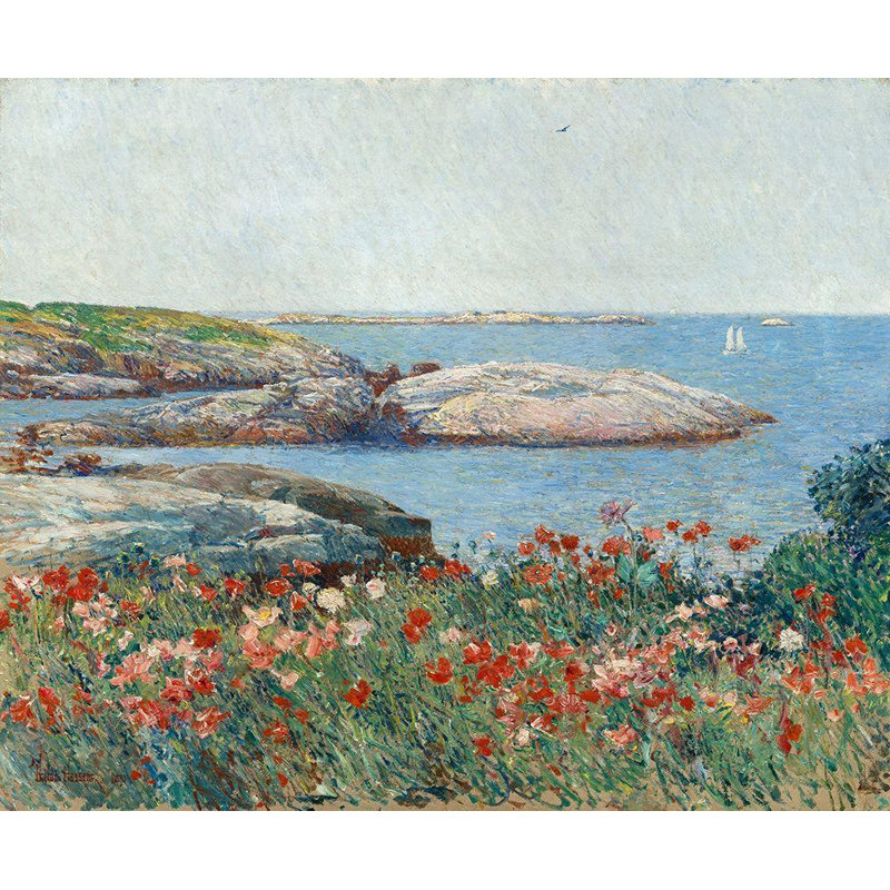 Art sur toile tendu, Winston Porter, Hassam, Childe Gallery: Coquelicots, îles des bancs