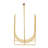 Aldo Metal Free Standing Magazine Rack