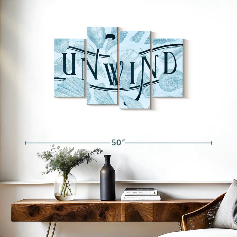 Kema Unwind Shells, 22" H x 36" W