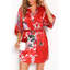 Ceres Satin Above Knee Bathrobe-576773888-576773889