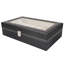 Boîte de rangement en cuir 12 compartiments à ouverture supérieure-1399264329