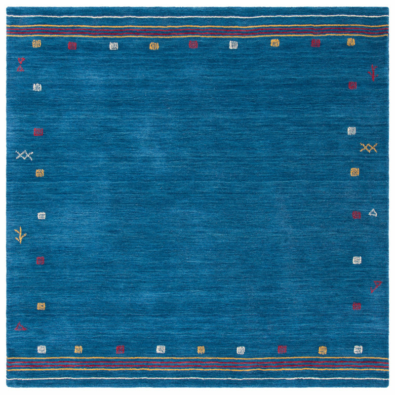 Tapis bleu Danette, Carré 4 pi