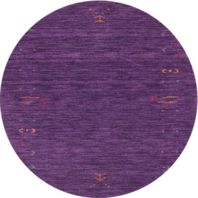 Tapis en violet/rose contemporain