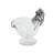 Harvest Glass and Pewter Gravy Boat