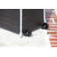 Chauffe-terrasse à flamme Fire Sense Pyramid 40 000 BTU avec roues - Bronze brossé Coronado