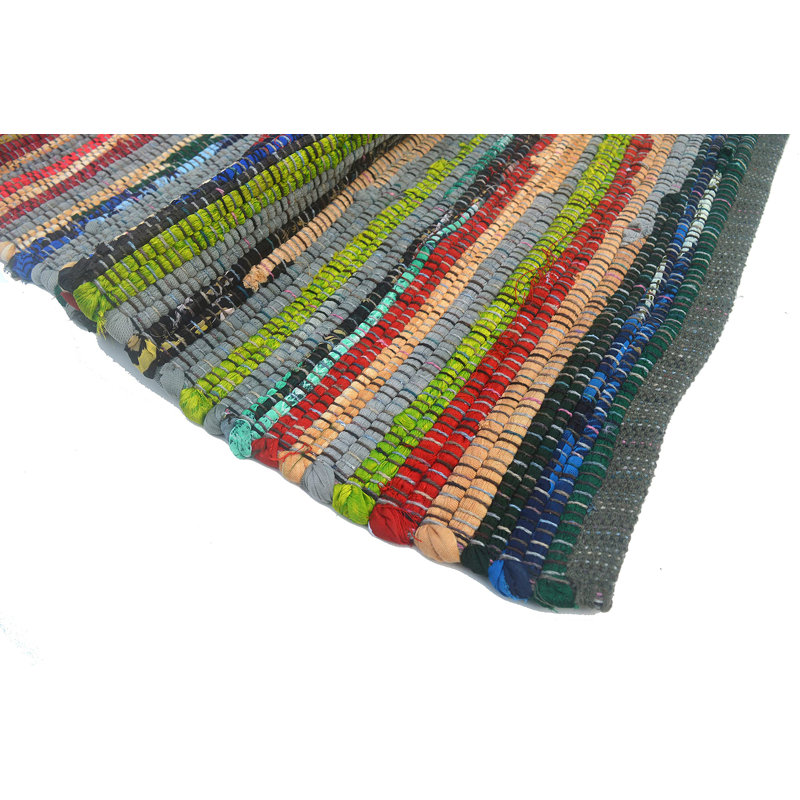 Pablo Cotton Striped Indoor Rug, Runner 2" x 5"