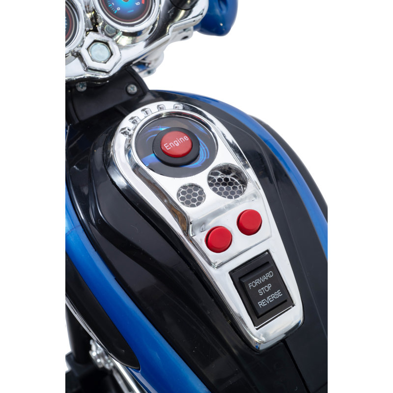 Moto de style hachoir, Bleu