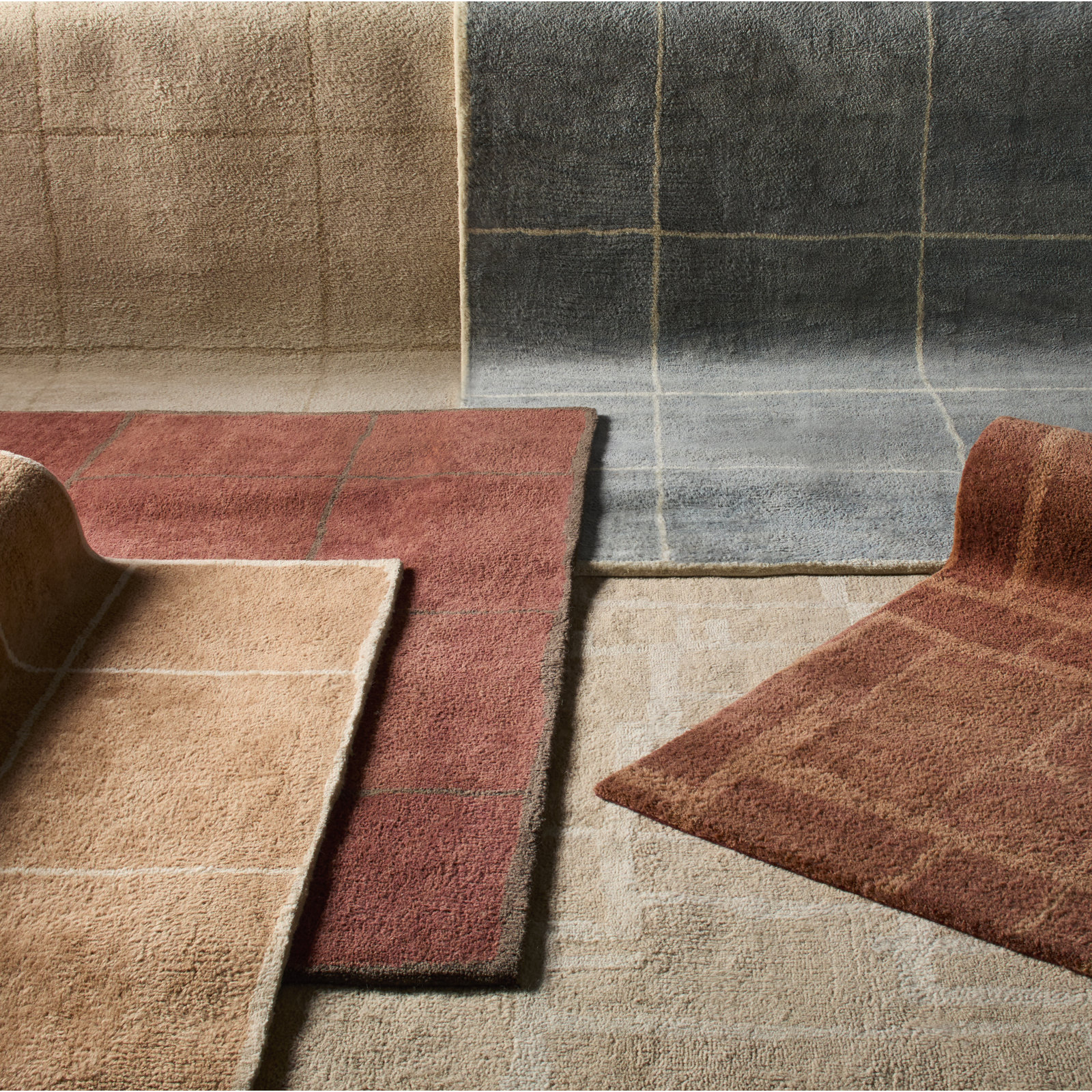 Merritt Hand-Tufted Geometric Wool Rug, Rectangle 7'9" x 9'9"