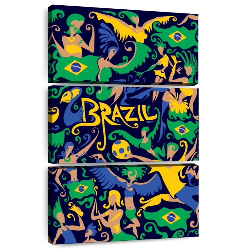 Masam Brazilian Mardi Gras, 32" H x 20" W