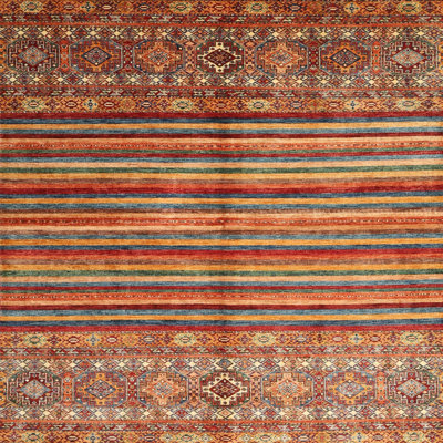Tapis brun contemporain LaJuante