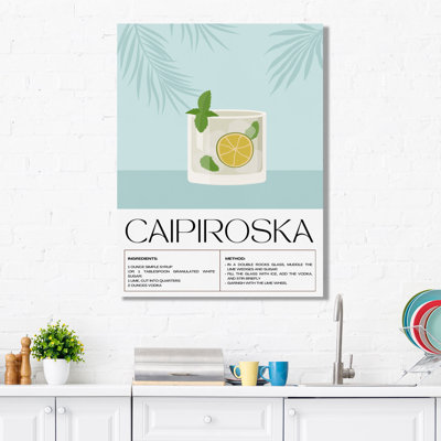 «Lime Caipiroska», impression d'art mural