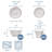 Pfaltzgraff Trellis 16-Piece Stoneware Dinnerware Set, Service for 4