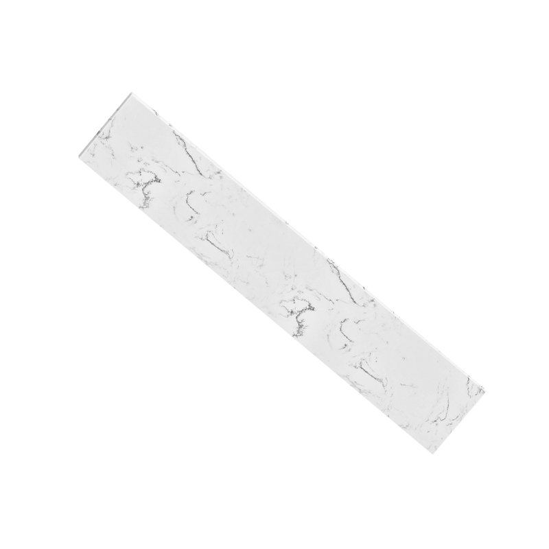 Replacement 30 Inch Backsplash In Engineered Marble For Vanity Sink Top