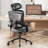 High Back Desk Chair With Adjustable Lumbar Support & Headrest,Comfortable Mesh Computer Chair With Soft Flip Up Arms, Adjustable Height And 120Â°Tilt-346061588