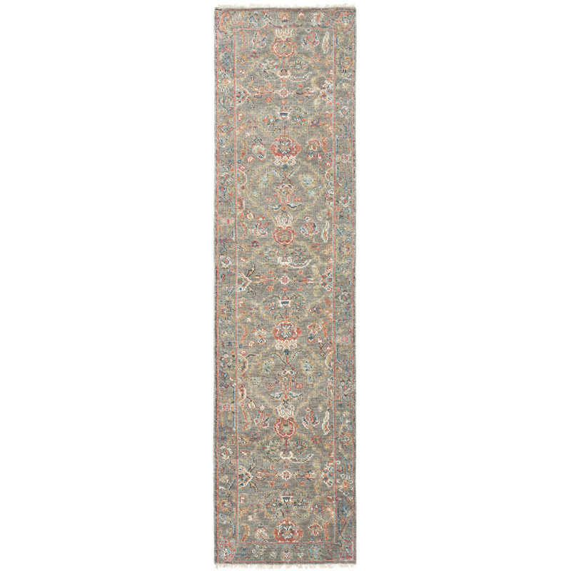 Wool Area Rug, Runner 2'6" x 10'