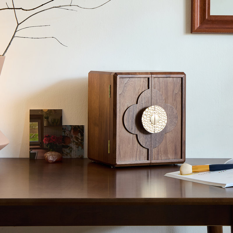 Dual Door Wooden 5-Layer Jewellery Box