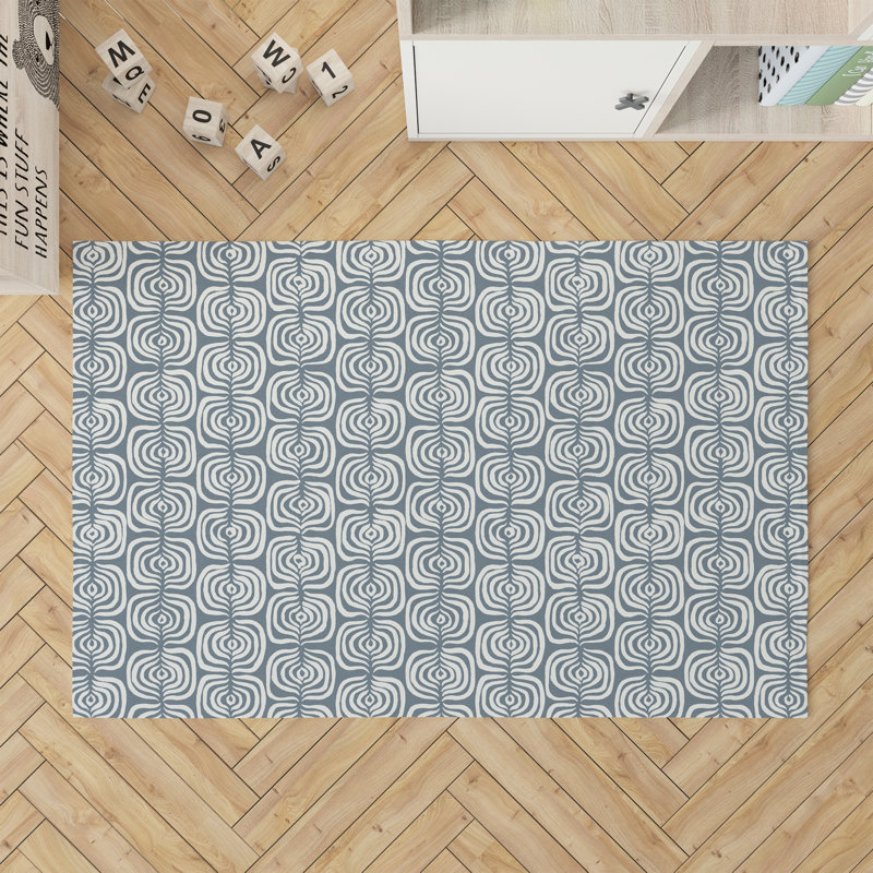 The Way Kids Play Mat, Blue, Rectangle 3' x 5'