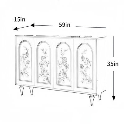 American Solid Wood Shoe Cabinet For Home 21 Pair Shoe Storage Cabinet