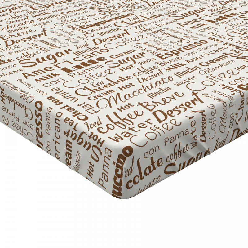 Microfiber Patterned Fitted Sheet, Queen Fitted Sheet