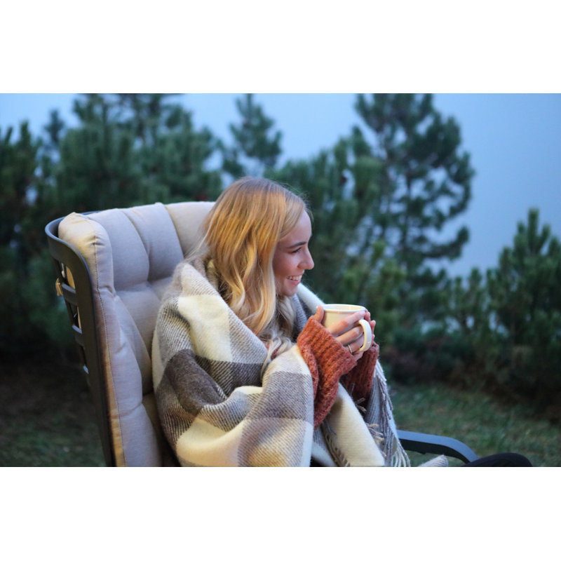 Folio Outdoor Lounge Chair, Tobacco