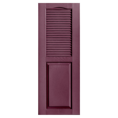 Cathedral Top Combination Shutters Pair