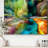 Antonio Colourful Motion Gradients of Surreal Mountains and Clouds - Painting on Canvas-55633568-55633571