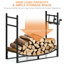 33'' W Metal Log Rack