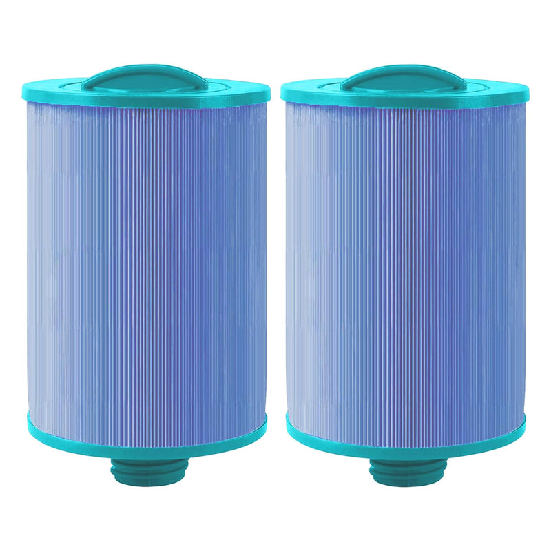 Replacement Spa Filter Cartridge, H 6 po x l 6 po x P 7,63 po, Bleu