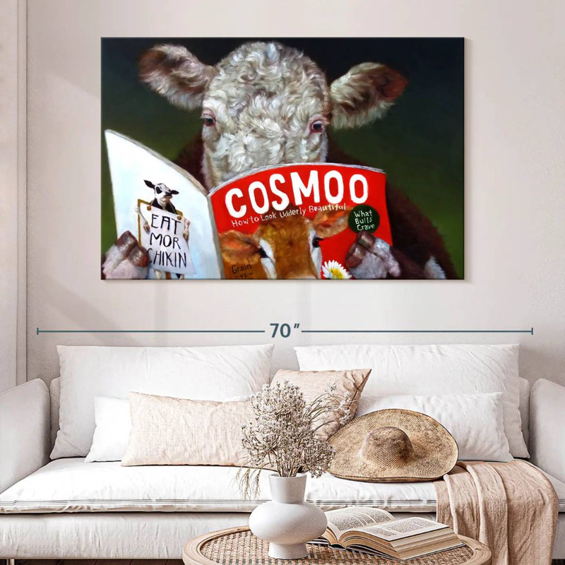 Cow Tips, 34" H x 51" W