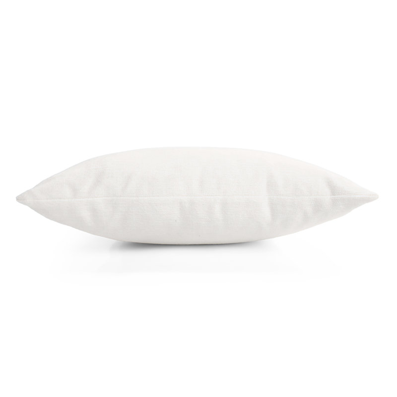 Legato Square Indoor/Outdoor Pillow Cover & Insert, 18" x 18", Shell