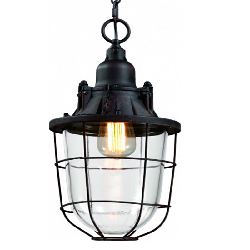 Lavenia Industrial 1 Light Cage Lantern Pendant